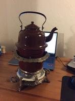 georg haller ottensen hamburg petroleumstel bruin + theepot, Ophalen of Verzenden