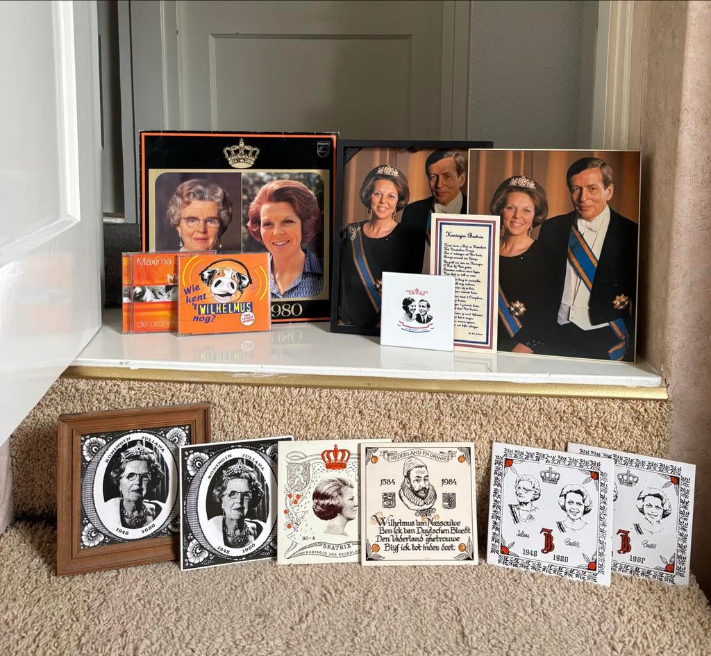 Verzameling Koninklijk Huis spullen, Verzamelen, Koninklijk Huis en Royalty, Ophalen of Verzenden, Gebruikt, Nederland, Overige typen
