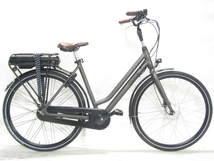 Union Fast grijs dames 53cm 28inch, Fietsen en Brommers, Elektrische fietsen, Gebruikt, Overige merken, 51 tot 55 cm