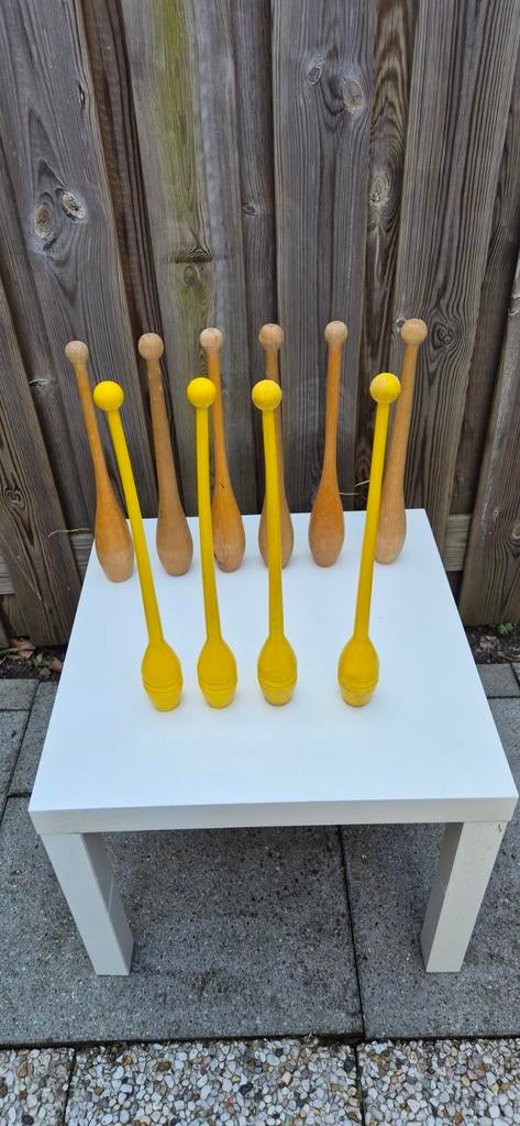 10x Jongleerkegels, Ophalen of Verzenden, Gebruikt