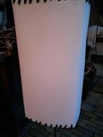 Staande lamp .crème kap 38 cm hoog .vierkant 18/18, Ophalen of Verzenden, Minder dan 60 cm, Radiator