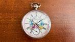 Antiek zilveren zakhorloge American Watch Co. Waltham, Sieraden, Tassen en Uiterlijk, Horloges | Antiek, Ophalen of Verzenden