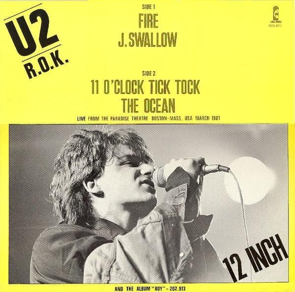 u2, Ophalen of Verzenden, Zo goed als nieuw, 12 inch, Poprock