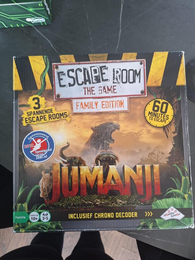 Escape Room The Game Jumanji Family Edition, Vijf spelers of meer, Ophalen of Verzenden, Gebruikt, Identity Games