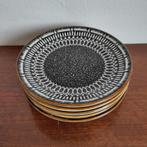 Set van 5 gebaksbordjes, Ophalen of Verzenden, Zo goed als nieuw, Overige stijlen, Bord(en)