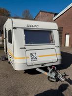 Knaus Sudwind caravan met voortent en luifel, Standaardzit, 5 tot 6 meter, Knaus, Omvormbare zithoek