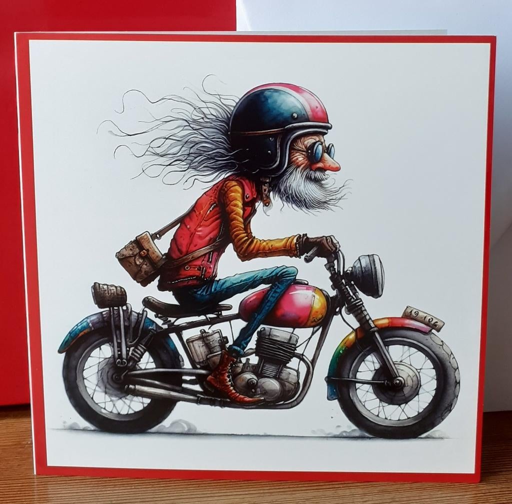 kaart, motor/brommer met opa, Dames, Jas | leer, Revit!, Ophalen of Verzenden