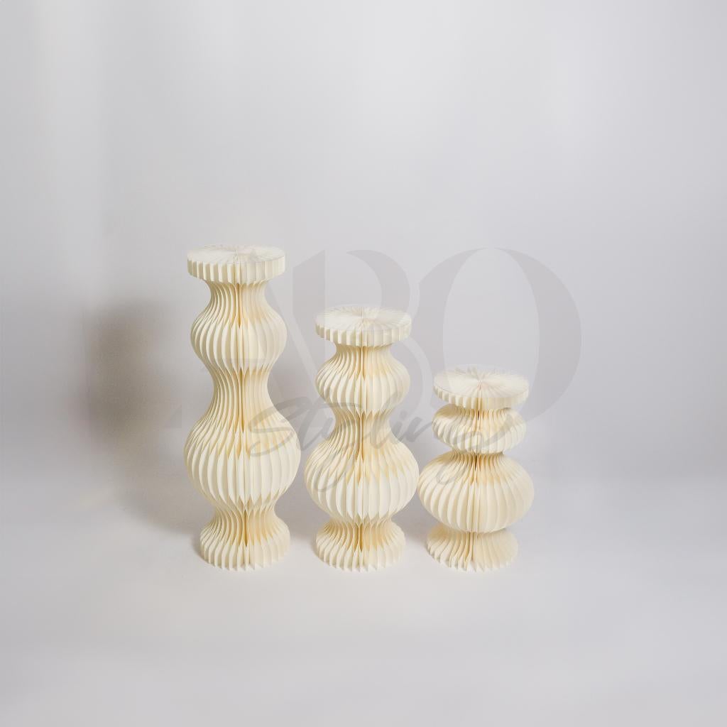 Pilaren 3 stuks nieuw, Hobby en Vrije tijd, Feestartikelen | Verhuur, Nieuw, Geboorte of Huwelijk, Ophalen