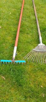 Bladhark en tuinhark - Set van 2, Tuin en Terras, Ophalen of Verzenden, Gebruikt, Hark