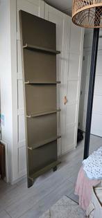 VT Wonen Pronkrek Olijfgroen - 215x56x10 cm, Ophalen, Met plank(en), Gebruikt, Modern, Scandinavisch