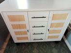 Commode kast met bamboe, Ophalen, 50 tot 70 cm, 105 cm of meer, 100 cm of meer