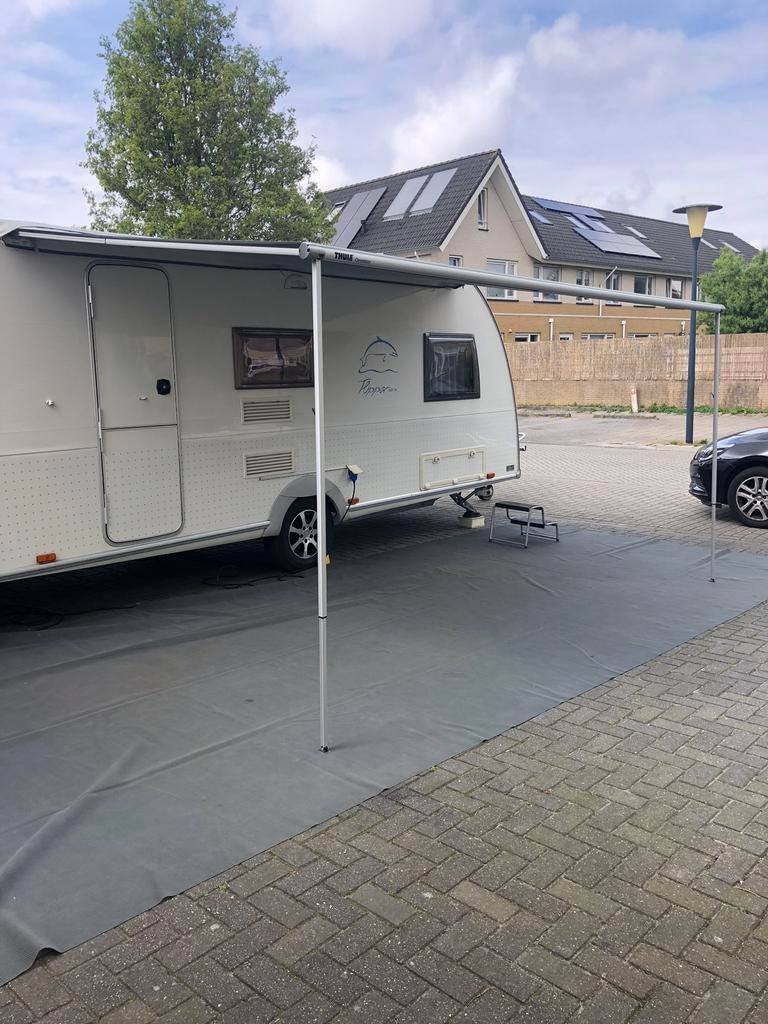 Thule zakluifel Omnistor 1200 425 mystic grey, Ophalen, Zo goed als nieuw