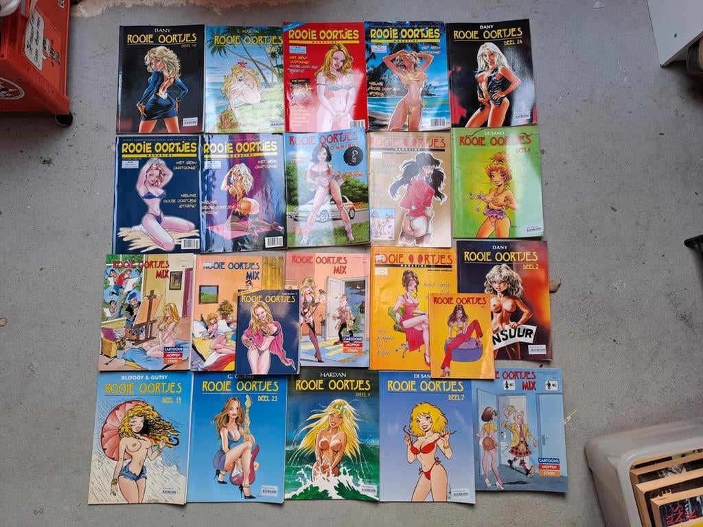 Diverse rooie oortjes stripboeken, Meerdere comics, Ophalen of Verzenden, Europa