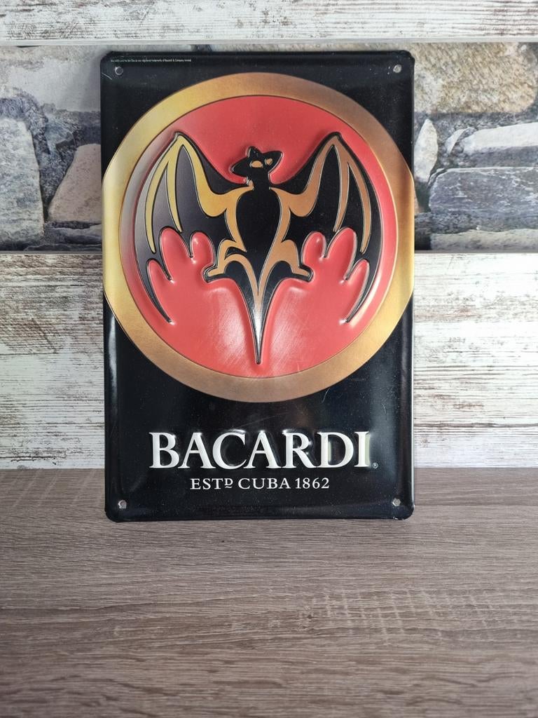 Bacardi reclamebord, Ophalen of Verzenden