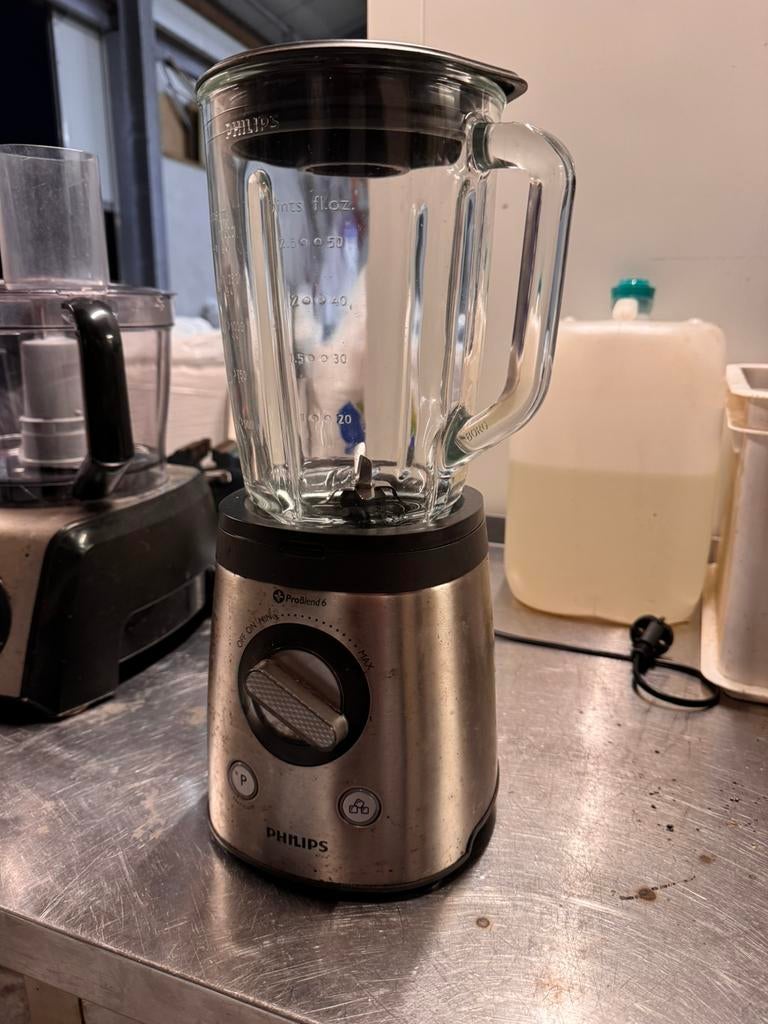 Philips ProBlend 6 blender, Witgoed en Apparatuur, Blenders, Ophalen of Verzenden, Zo goed als nieuw, Blender