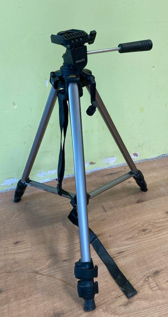 Philips SBC 5361 Standaard Statief voor Camera/Video, Audio, Tv en Foto, Fotografie | Statieven en Balhoofden, Gebruikt, Driepoot
