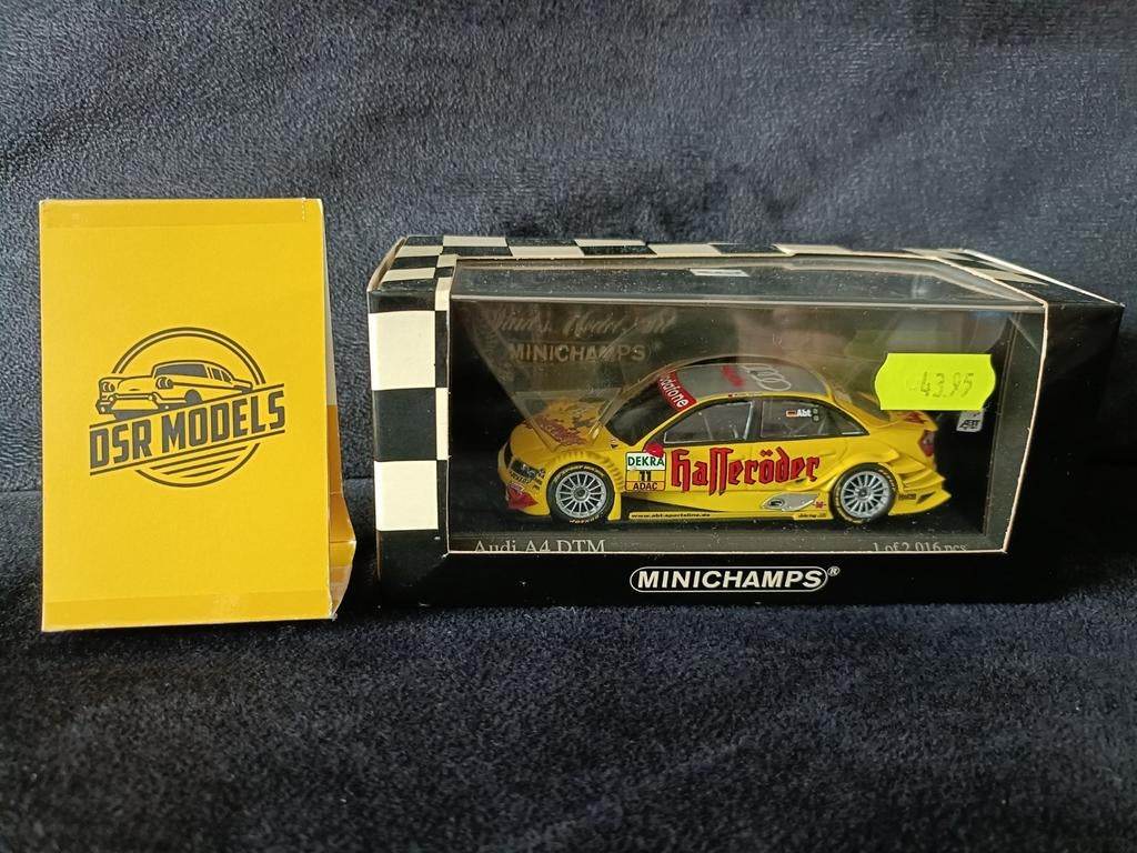 Audi A4 DTM, Hobby en Vrije tijd, Modelauto's | 1:43, S, Auto, R, Nieuw
