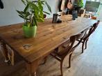 XL Eettafel - grenen 2,5 meter, Ophalen, Gebruikt, 100 tot 150 cm, 200 cm of meer