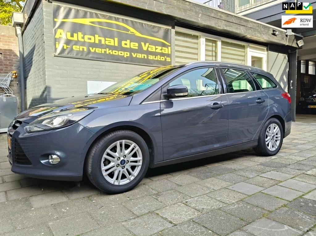 Ford Focus Wagon 1.0 EcoBoost Titanium Trekhaak Onderhoud ge, Euro 5, Gebruikt, Origineel Nederlands, Handgeschakeld