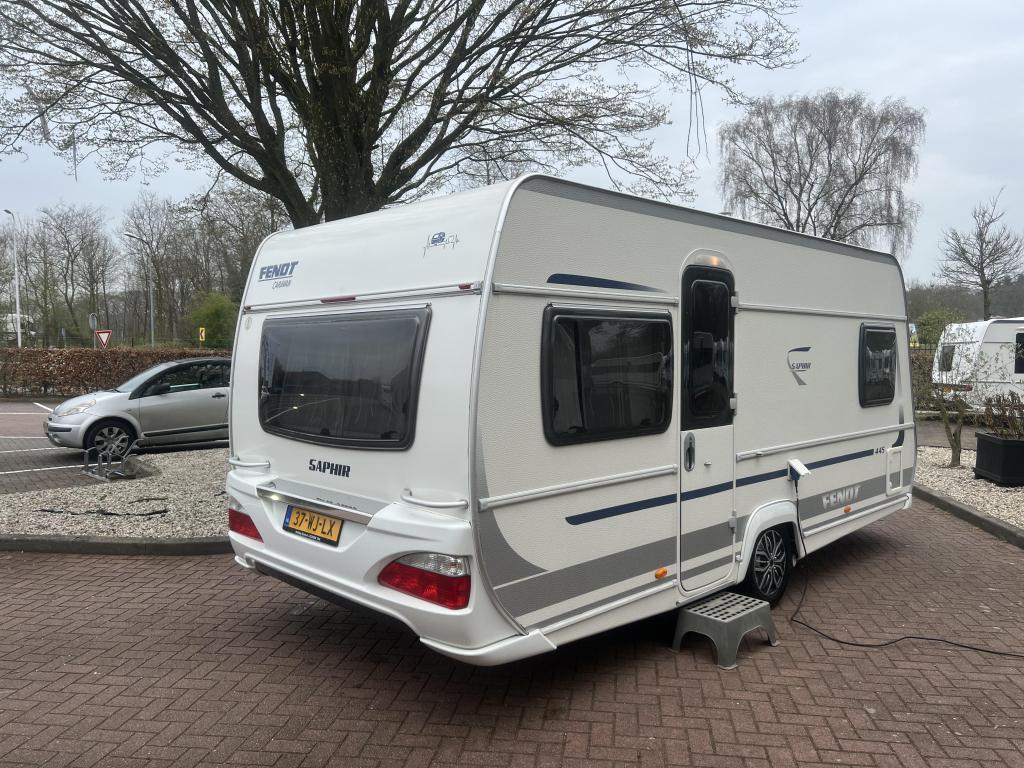 Fendt Saphir 445 TFB Mover,Voortent, Caravans en Kamperen, Rondzit, Tot en met 2, Bedrijf, Schokbreker