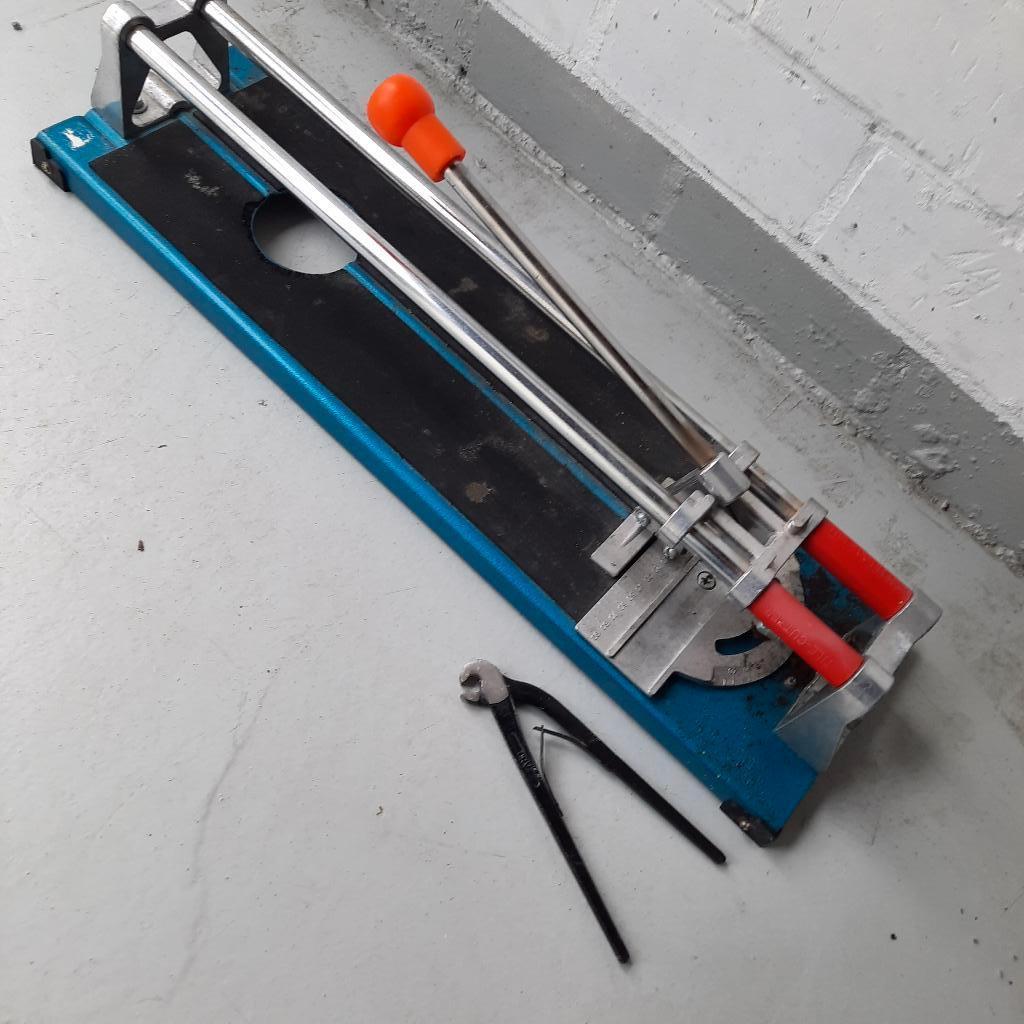 TEGELSNIJDER MET BREEKTANG, Ophalen, Gebruikt, 40 tot 60 cm, Wandtegels