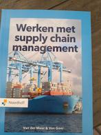 Werken met supply chain management - Noordhoff, Boeken, Van der Meer & Van Goor, Zo goed als nieuw, Gamma, HBO