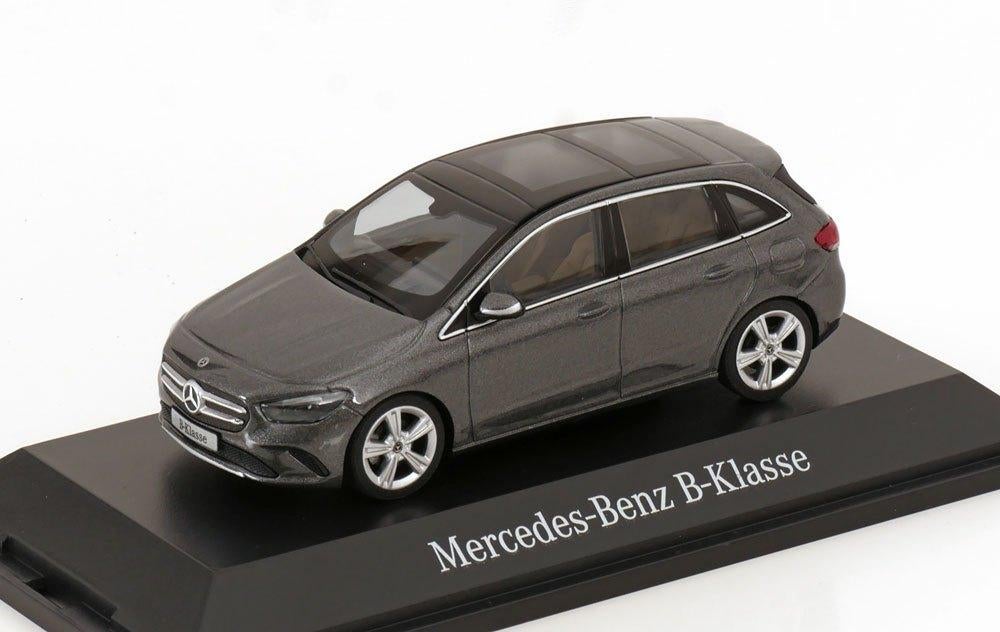 Mercedes Benz B-Klasse W247 2018 Grijs Herpa 1:43 dealerverp, Ophalen of Verzenden, Nieuw, Auto, Overige merken