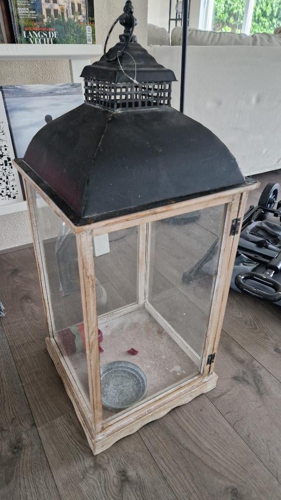 XL Lantaarn/ophalen, Ophalen, 50 tot 75 cm, Zo goed als nieuw, Kandelaar