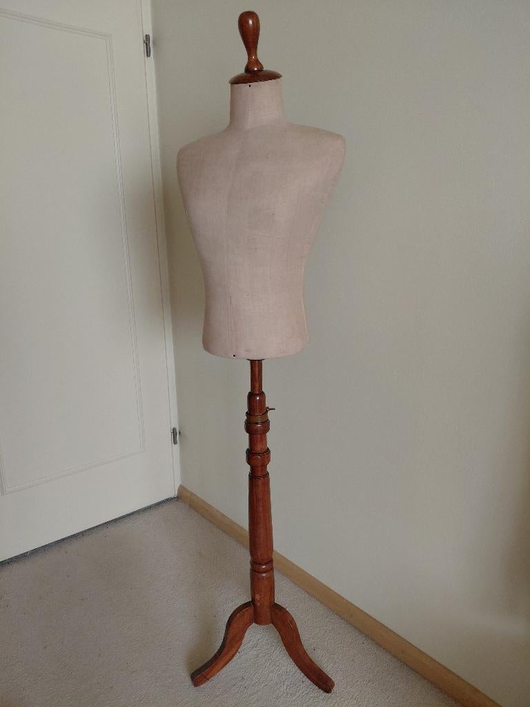 Antieke paspop, mannequin, Hobby en Vrije tijd, Naaien en Fournituren, Ophalen, Gebruikt, Paspop