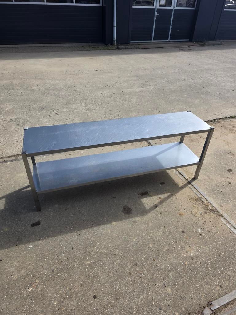 RVS Etagere, Ophalen of Verzenden