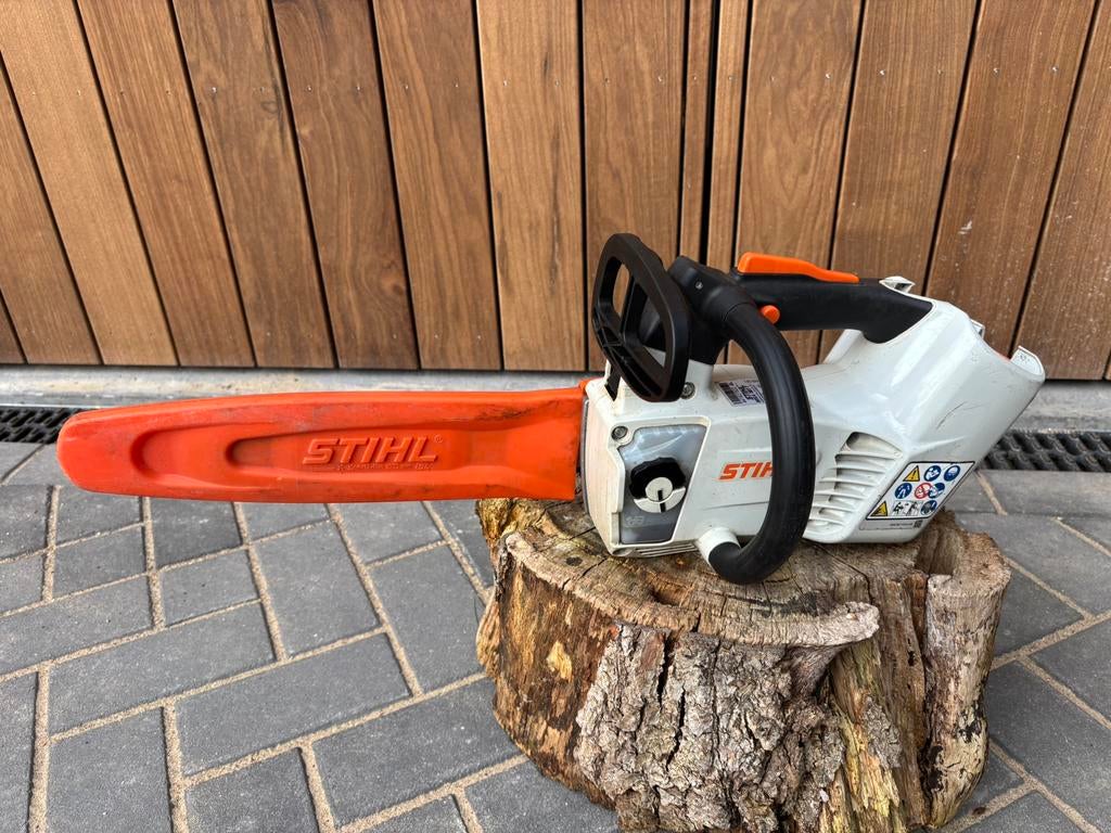 Stihl MSA 161 T accu Tophandle motorzaag kettingzaag nette!!, Ophalen of Verzenden, Zo goed als nieuw