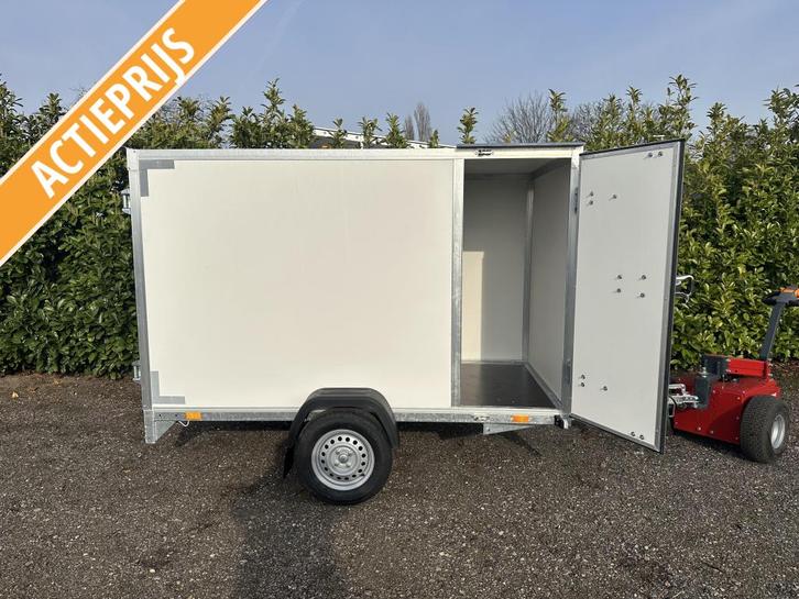 NIEUW Gesloten aanhangwagen met zijdeur - LED verlichting, Auto diversen, Aanhangers en Bagagewagens, Nieuw