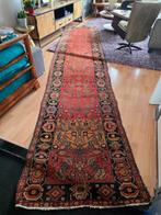 Vintage Handgeknoopte Perzische Loper Shiraz - 100x440 cm, Gebruikt, 100 tot 150 cm, 200 cm of meer, Ophalen of Verzenden
