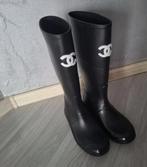 Zwarte Chanel laarzen, Kleding | Dames, Schoenen, Hoge laarzen, Zwart, Ophalen of Verzenden, Zo goed als nieuw