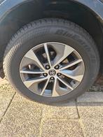 Toyota RAV4 hybrid 4 originele lichtmetalen velgen met TPMS, Auto-onderdelen, Banden en Velgen, Gebruikt, Banden en Velgen, 17 inch