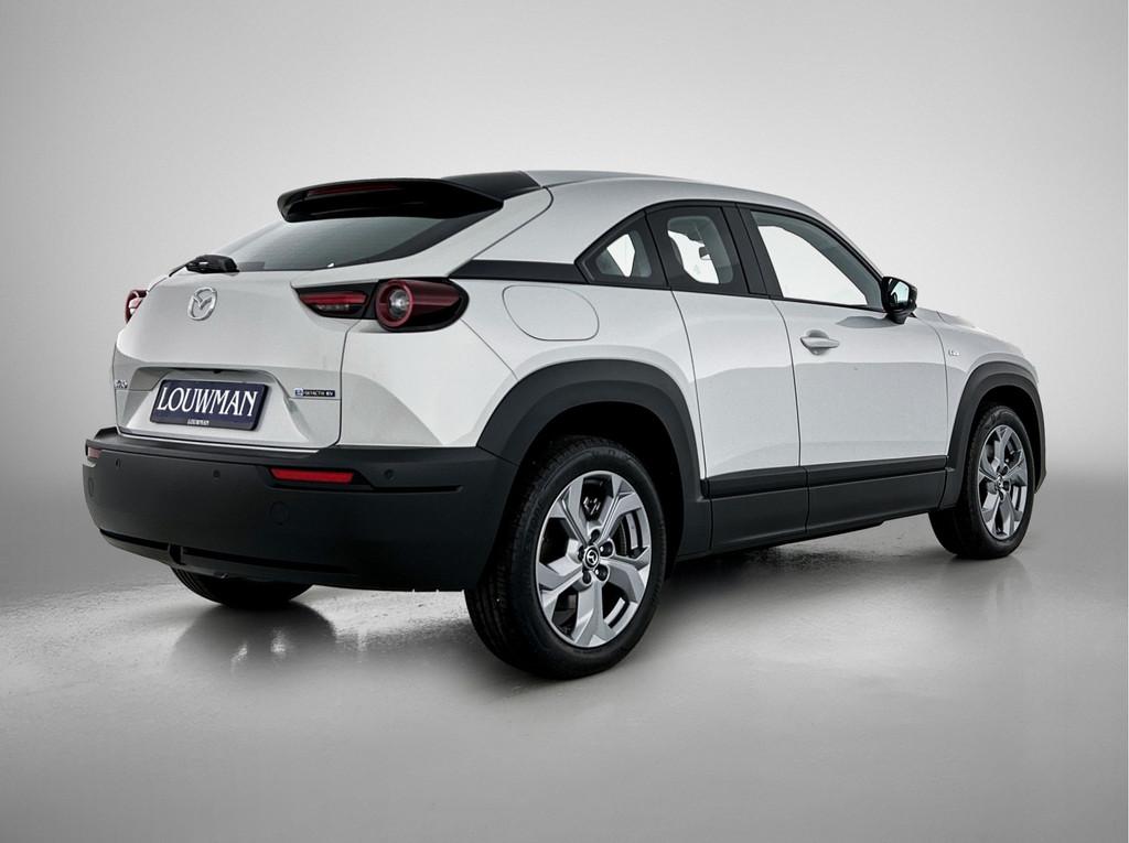 Mazda MX-30 e-SkyActiv EV 145 Exclusive-line 36 kWh / Prijs, Auto's, Mazda, Stof, Zwart, 35 kWh, Adaptive Cruise Control