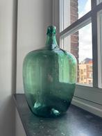 Antieke demijohn/gistingsfles, Huis en Inrichting, Woonaccessoires | Vazen, Ophalen, Gebruikt, Glas, Minder dan 50 cm