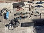 Autokrikken,wielsleutels,verlengkabels ,aanhangerbord,lampen, Ophalen of Verzenden, Gebruikt
