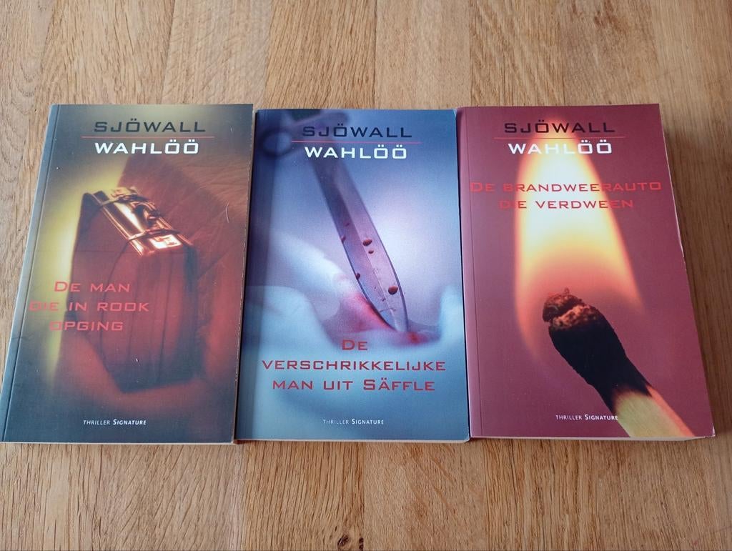 Martin Beck Serie: Deel 2, 5 en 7 van Sjöwall & Wahlöö, Ophalen of Verzenden, Gelezen, Maj Sjöwall & Per Wahlöö, Scandinavië
