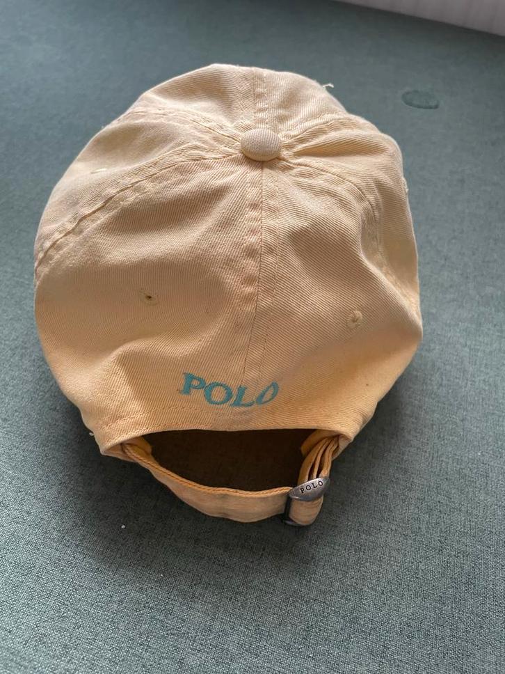 Polo Ralph Lauren Pet - Crème met blauw logo, Kleding | Dames, Hoeden en Petten, Gedragen, Pet, One size fits all, Ophalen of Verzenden