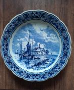 Antiek wandbord Royal Sphinx Maastricht Delfts blauw decor, Antiek en Kunst, Antiek | Wandborden en Tegels, Ophalen of Verzenden