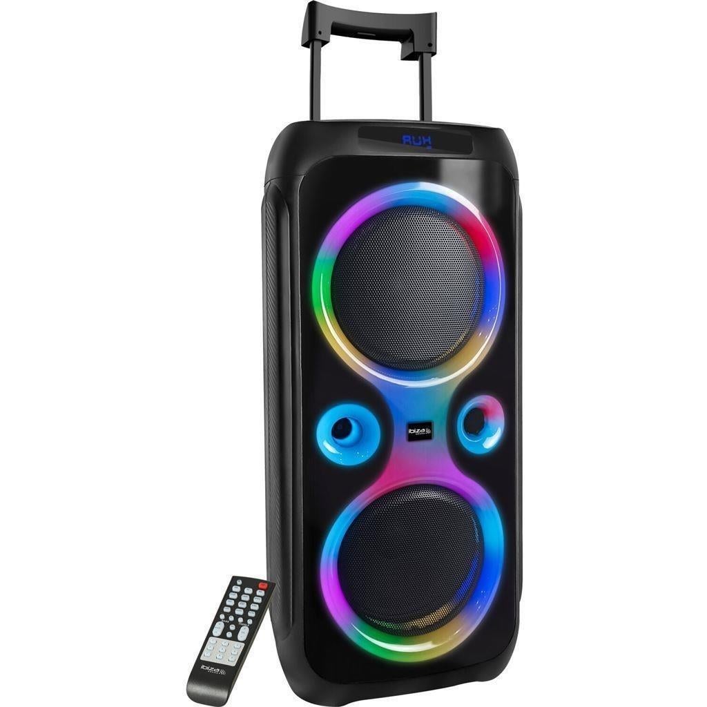 Party Box 2 x 25Cm met Bluetooth ,Usb ,Micro-Sd en afstandbe, Audio, Tv en Foto, Luidsprekers, Overige merken, ., Overige typen