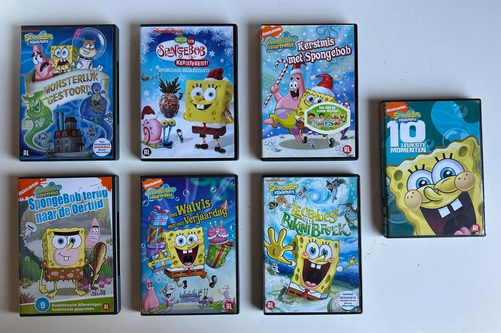 SpongeBob DVD’s, Cd's en Dvd's, Dvd's | Kinderen en Jeugd, Alle leeftijden, Ophalen of Verzenden, Zo goed als nieuw