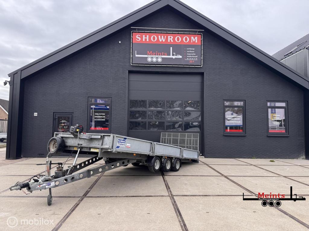 Ifor Williams kanteltrailer aanhangwagen 550x200 3500KG, Gebruikt