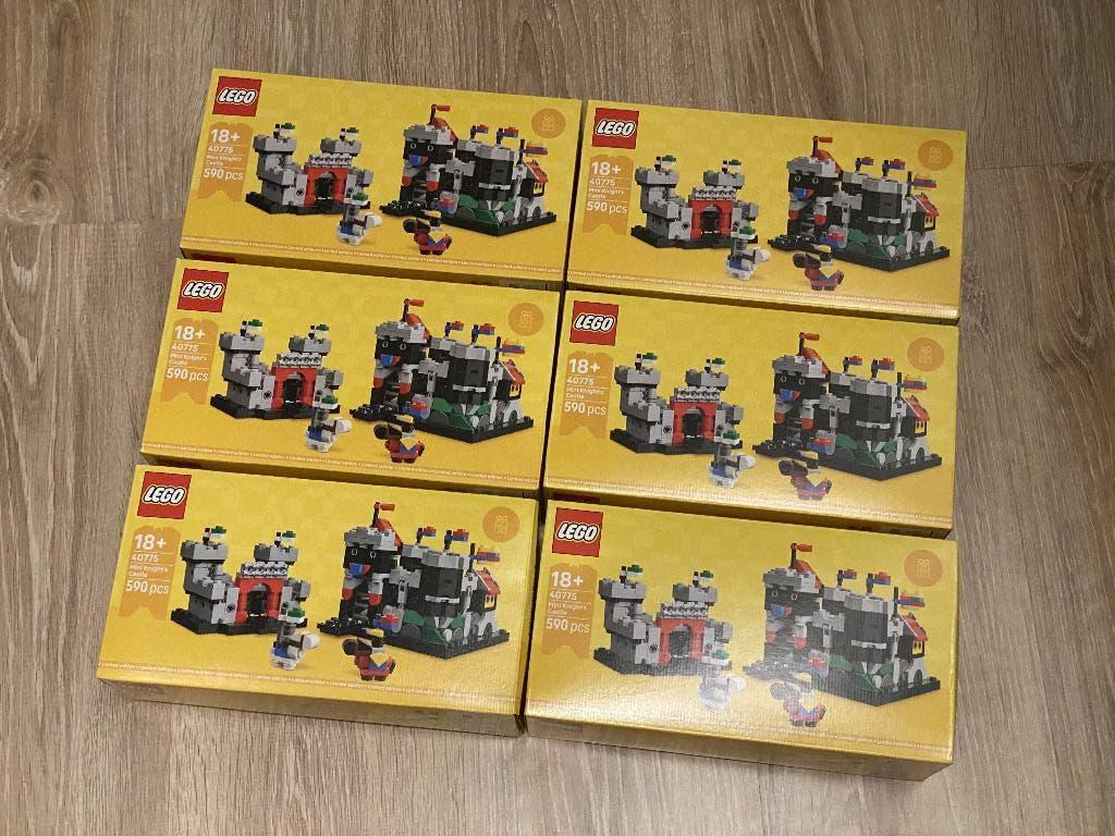 LEGO 40775 Mini ridderkastelen (6x NIEUW IN DOOS), Overige thema's, Lego, Nieuw, Ophalen of Verzenden