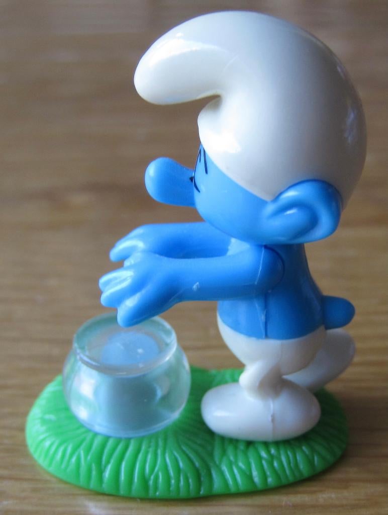 Smurf die slaapwandelt - Peyo 2006, Ophalen of Verzenden, Zo goed als nieuw, Overige Smurfen, Poppetje, Figuurtje of Knuffel