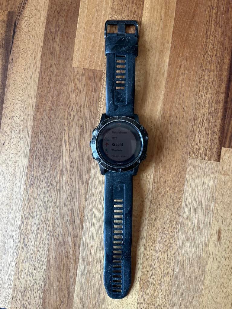 Garmin Fenix 5X Sapphire Multisport GPS Smartwatch, Sieraden, Tassen en Uiterlijk, Sporthorloges, Zwart, Ophalen of Verzenden