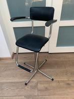 Kinderstoel vintage kapperstoel in hoogte verstelbaar, Ophalen of Verzenden, Zo goed als nieuw, Meegroeistoel