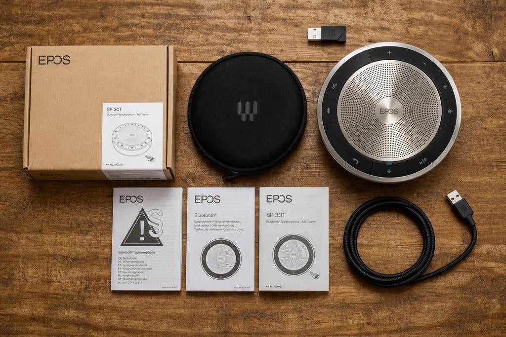 EPOS Sennheiser SP30T Speakerphone Zo Goed Als Nieuw, Audio, Tv en Foto, Luidsprekers, Overige merken, Ophalen of Verzenden, Zo goed als nieuw