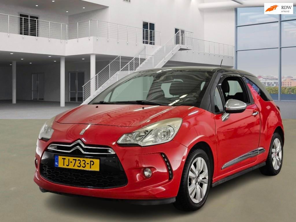 Citroen DS3 1.6 VTi So Chic, Auto's, Citroën, Euro 5, Gebruikt, 4 cilinders, Startonderbreker
